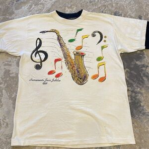 Alore Sacramento Jazz Jubilee 1993 vintage t shirt size large